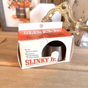 Vintage 1960-70’s Slinky Mini in Original Box Metal Slinky Toy